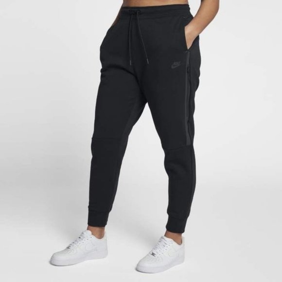 black nike cotton sweatpants